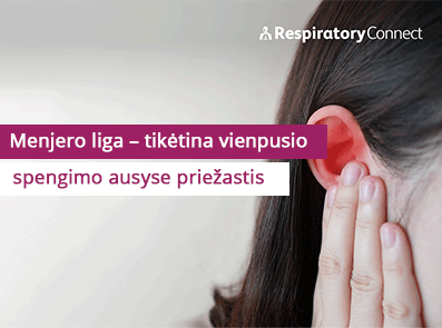 Menjero liga – tikėtina vienpusio spengimo ausyse priežastis