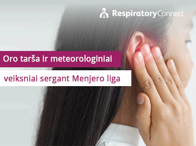 Oro tarša ir meteorologiniai veiksniai sergant Menjero liga
